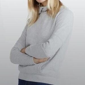 Marine Layer Emilie Crossover Cowl neck hoodie with hood sz XS